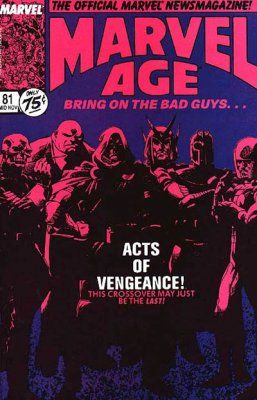 Marvel Age #81 Comic