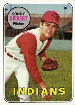 Sonny Siebert 1969 Topps #455 Sports Card