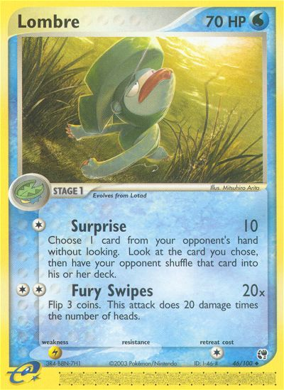 Lotad Pokémon Card