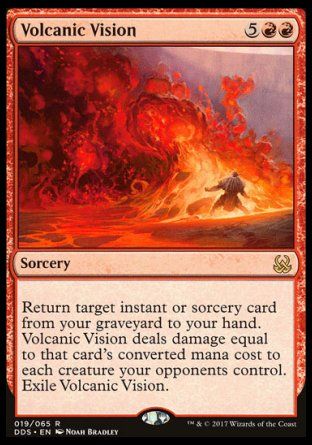 Volcanic Vision (Mind vs. Might) Trading Card