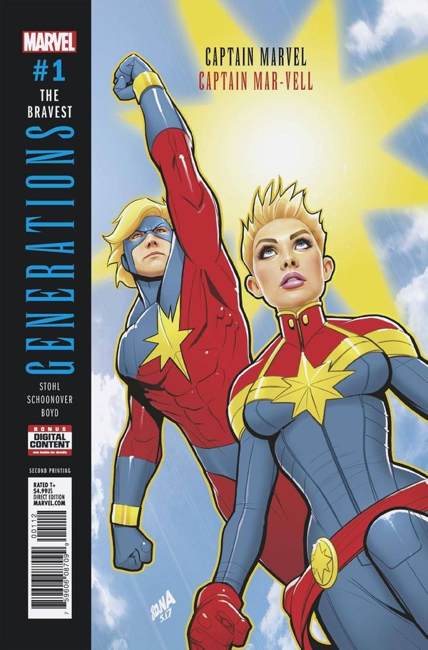 Generations: Captain Marvel & Captain Mar-Vell #1 (2nd Printing)