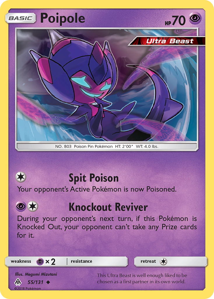 Poipole (55/131) - Forbidden Light Pokémon Card