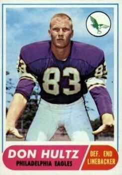Don Hultz 1968 Topps #6 Sports Card