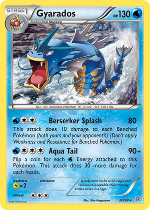 Gyarados (20/98) - Ancient Origins (Reverse Holo)