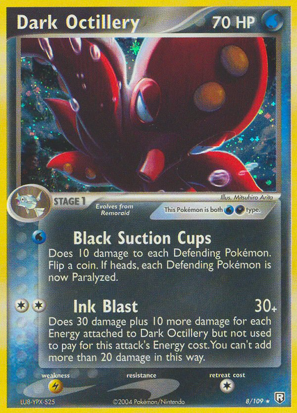 Dark Octillery (8/109) - Team Rocket Returns Pokémon Card