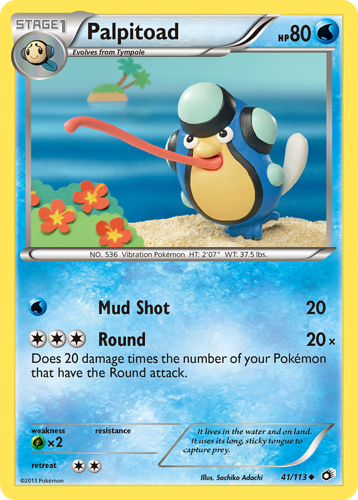 Palpitoad (41/113) - Legendary Treasures Pokémon Card