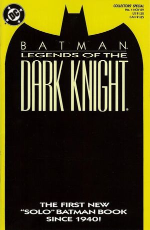 Batman: Legends of the Dark Knight #1 (Yellow Cover)