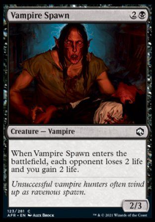 Vampire Spawn (Dungeons & Dragons: Adventures in the Forgotten Realms) Trading Card