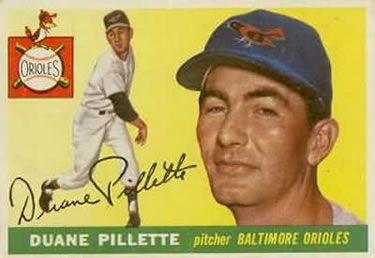 Duane Pillette 1955 Topps #168 Sports Card