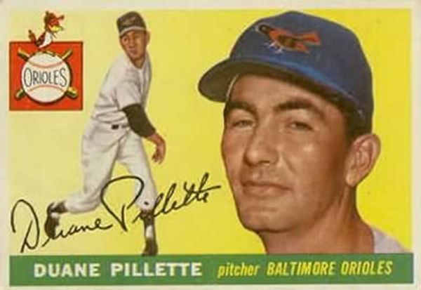 Duane Pillette 1955 Topps #168