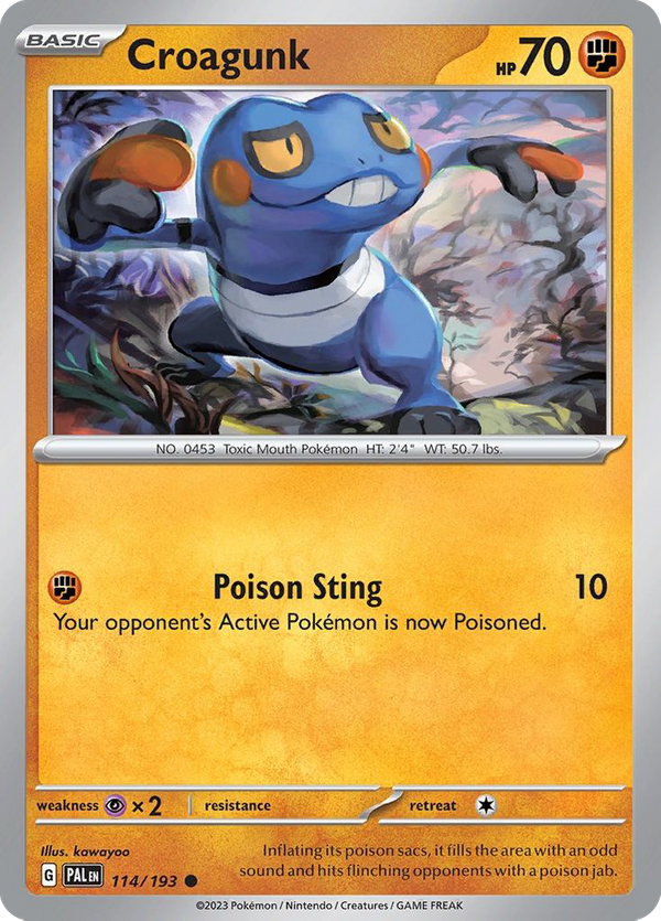 Croagunk (114/193) - Paldea Evolved