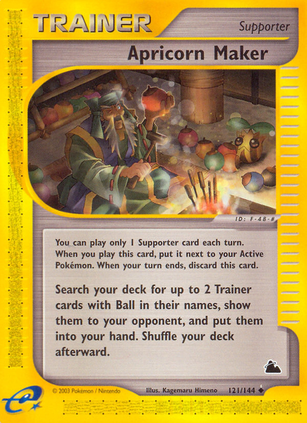 Apricorn Maker (121/144) - Skyridge Pokémon Card