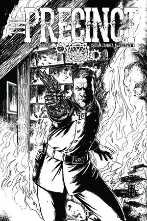 Precinct #1 (Cover D 10 Copy Robertson B&amp;w)