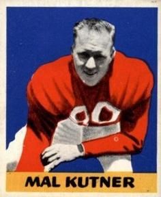 Mal Kutner 1948 Leaf Football #14 Sports Card