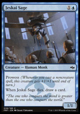 Jeskai Sage (Fate Reforged) Trading Card