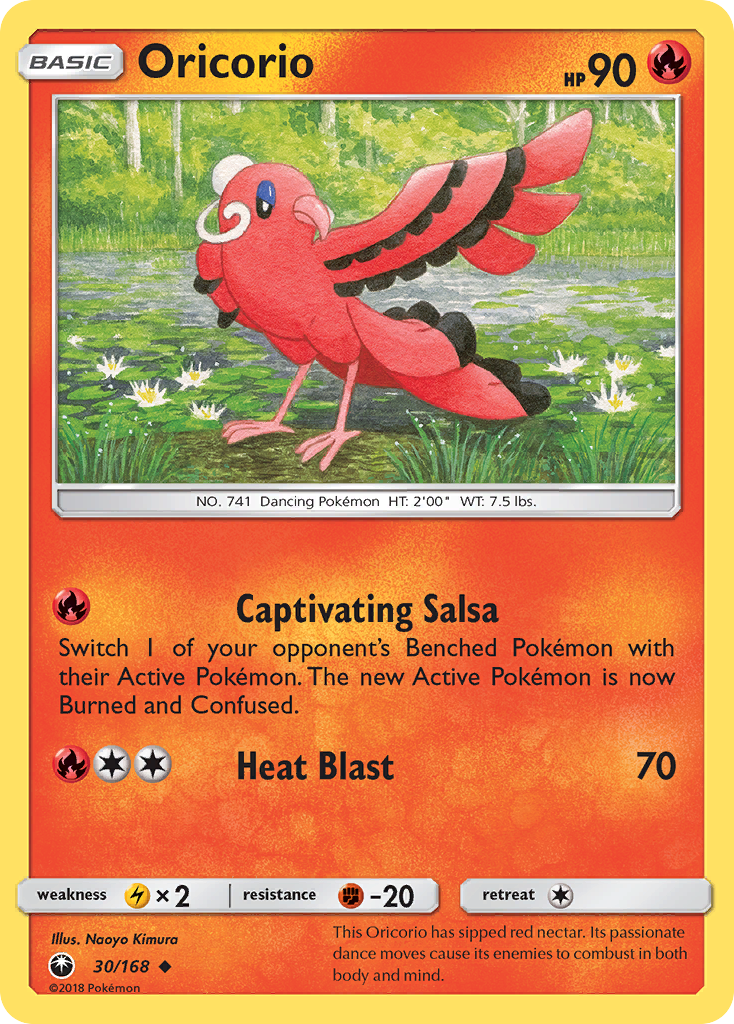 Oricorio (30/168) - Celestial Storm Pokémon Card