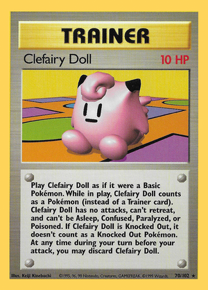 Clefairy Doll (Trainer) (70/102) - Base (Unlimited)