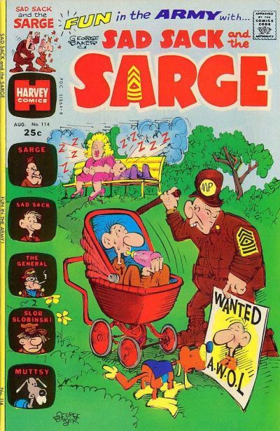 Sad Sack And The Sarge #114 Comic