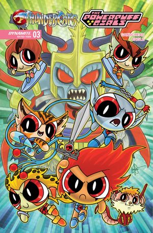 ThunderCats / The Powerpuff Girls #3 (Cvr K Foc Bonus Ken Haeser Original Variant)
