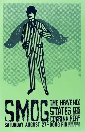 MXP-205.2 Smog Doug Fir 2005 Concert Poster