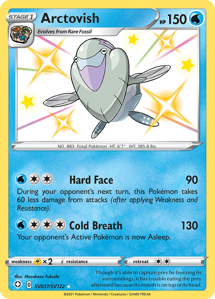 Arctovish (SV037) - Shining Fates Shiny Vault Pokémon Card