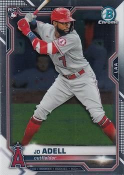 Jo Adell 2021 Bowman Chrome Baseball #42 Sports Card