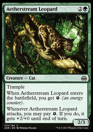 Aetherstream Leopard (Aether Revolt) Trading Card