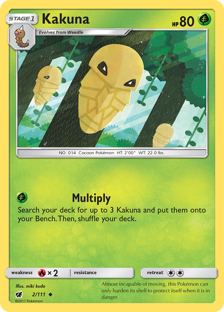 Kakuna (2/111) - Crimson Invasion Pokémon Card