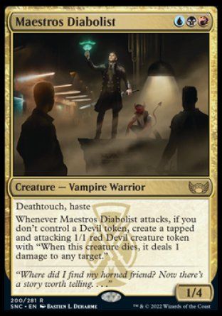 Maestros Diabolist (Streets of New Capenna) Trading Card