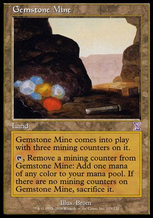 Gemstone Mine (Time Spiral) Trading Card