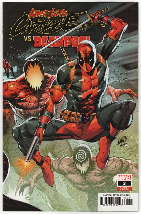 Absolute Carnage Vs. Deadpool #3 (Liefeld Variant Cover)