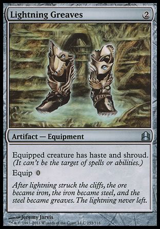 Lightning Greaves (MTG Commander) Trading Card