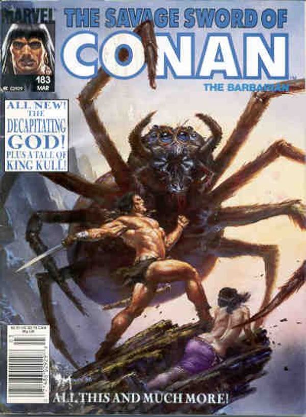 The Savage Sword of Conan #183