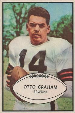 Otto Graham 1953 Bowman #26 Sports Card