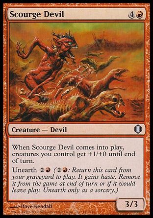 Scourge Devil (Shards of Alara) Trading Card