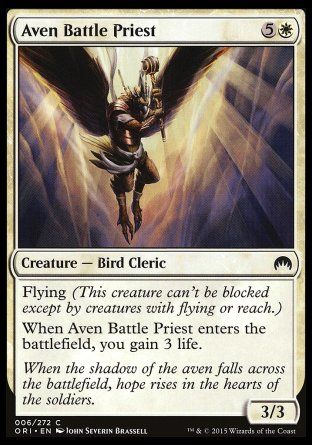 Aven Battle Priest (Magic Origins) Trading Card