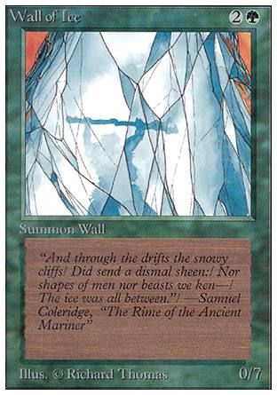 Wall of Ice (Unlimited) Trading Card