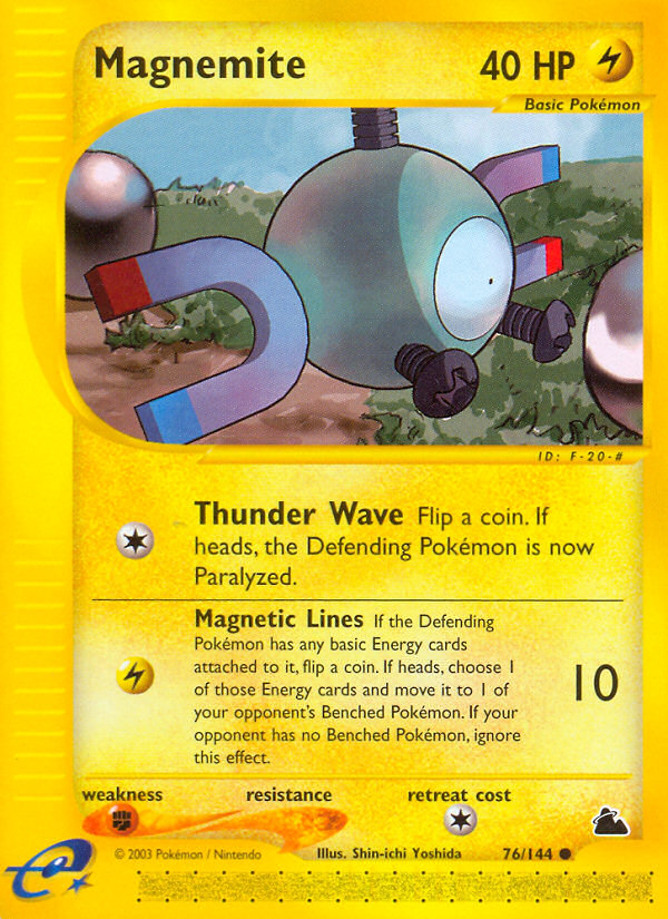 Magnemite (76/144) - Skyridge Pokémon Card