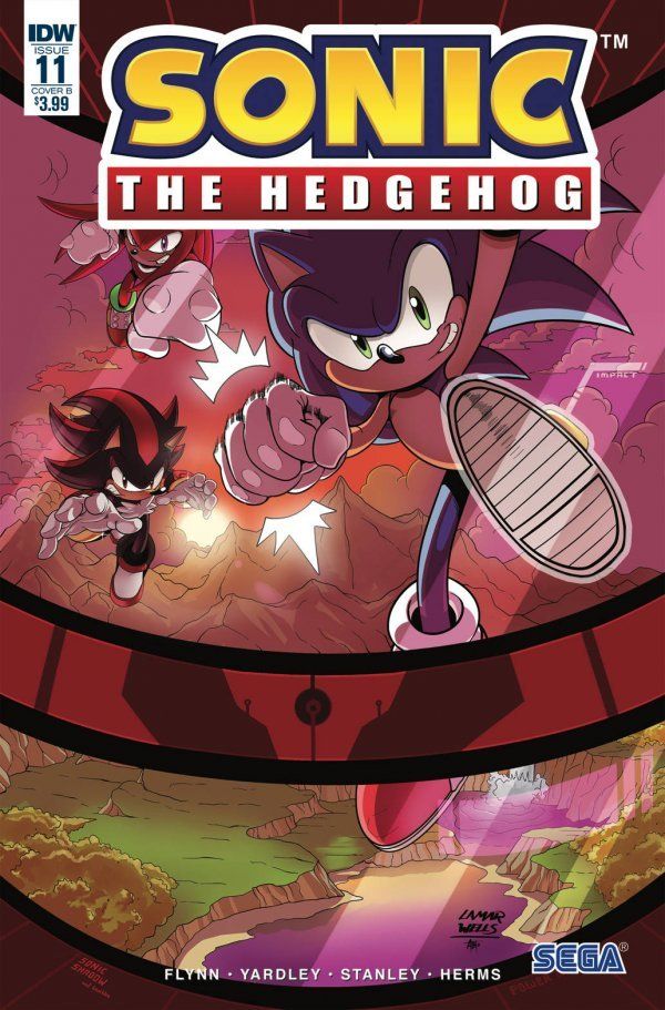 Sonic the Hedgehog #11 (Cover B Yardley)