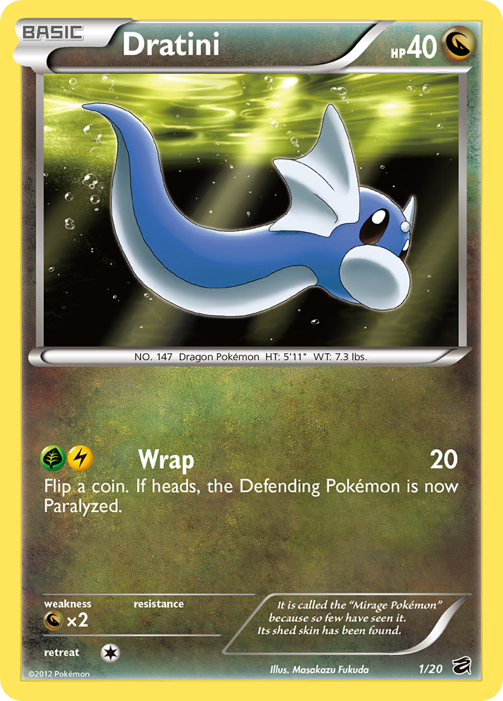 Dratini (1/20) - Dragon Vault Pokémon Card