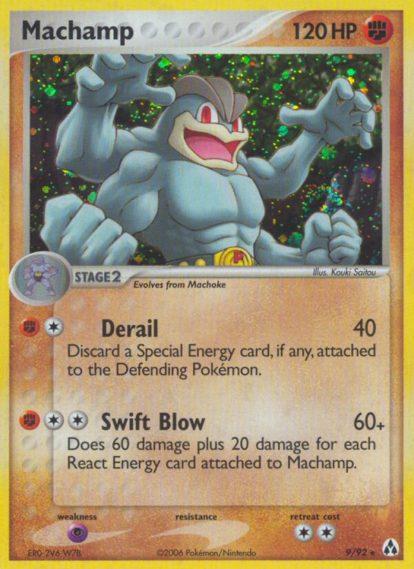 Machamp (9/92) - Legend Maker Pokémon Card