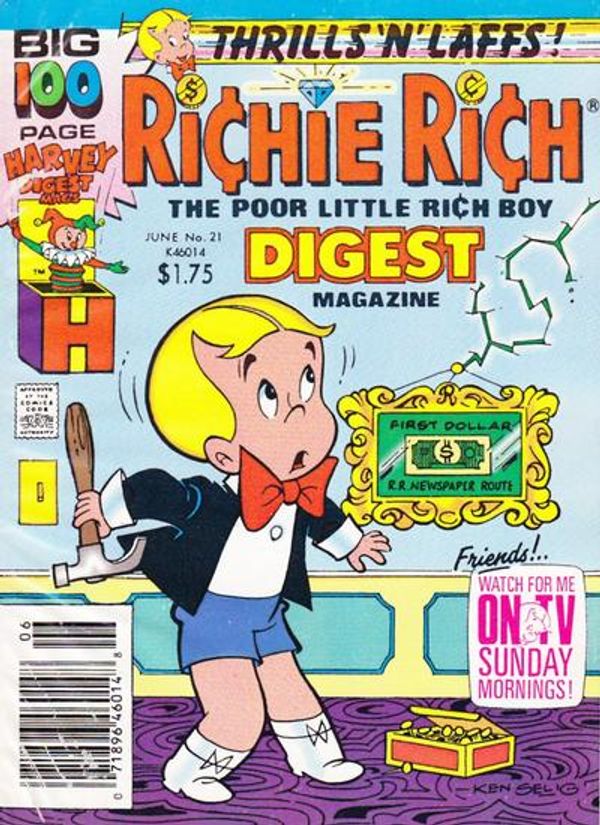 Richie Rich Digest Magazine #21 Value - GoCollect (richie-rich-digest ...