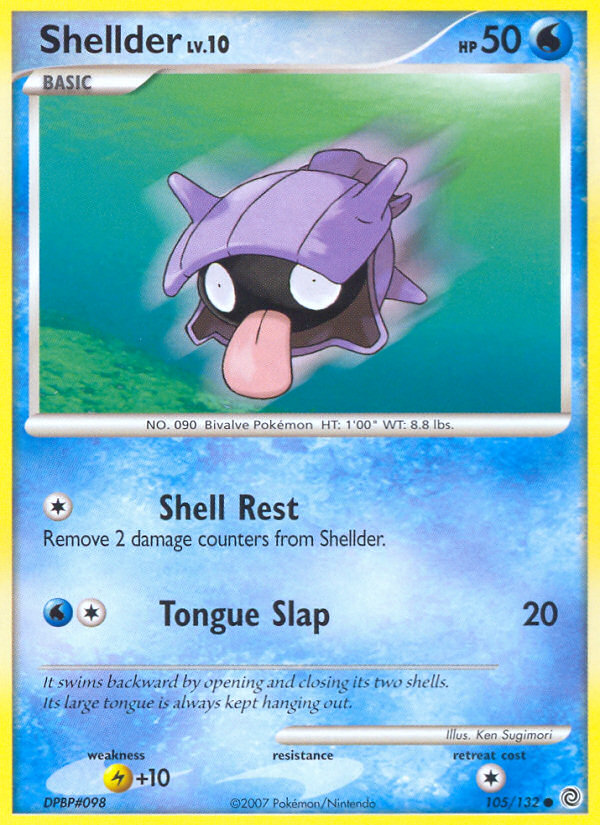 Shellder (105/132) - Secret Wonders Pokémon Card