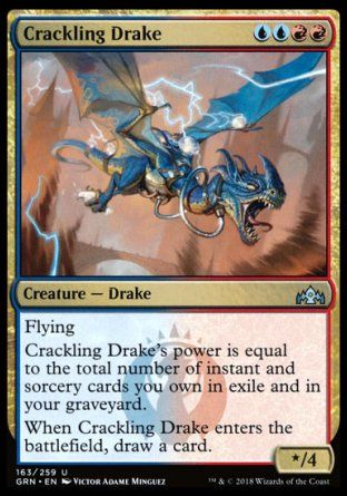 Crackling Drake (Guilds of Ravnica) Trading Card