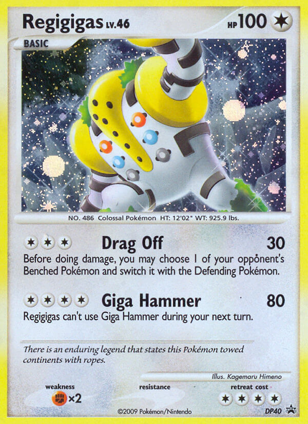 Regigigas (DP40) - DP Black Star Promos Pokémon Card