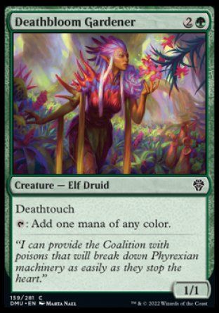 Deathbloom Gardener (Dominaria United) Trading Card