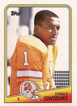 Donald Igwebuike 1988 Topps #357 Sports Card