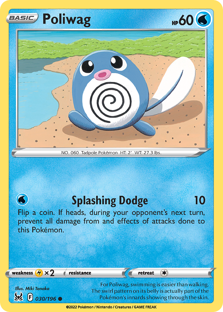 Poliwag (30/196) - Lost Origin Pokémon Card