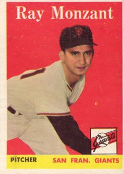 : Baseball MLB 1956 Topps #264 Ray Monzant EX Excellent