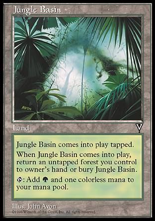 Jungle Basin (Visions) Trading Card